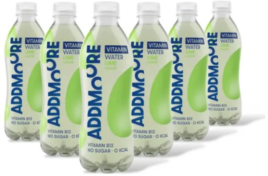 Addmoore Vitamin Water Lime 12 x 500 ml — afbeelding 2