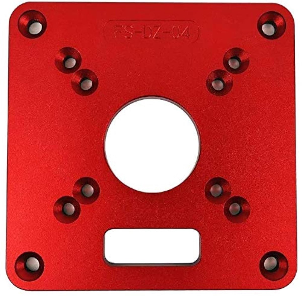 Allecto - Router Tafel Insert Plaat - Precisie Houtbewerking - 120x120mm - Aluminium Plaat - Voor Router RT0700C - Geschikt voor Houtbewerking - Fo...