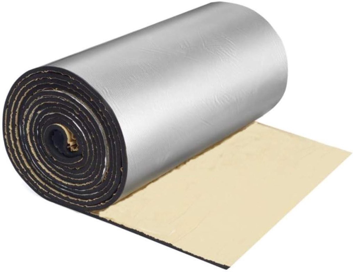 Isolatie Mat - Demping Sticker - Geluidsisolatie Auto - Brandvertragend Materiaal - 2x1 Meter - Zwart