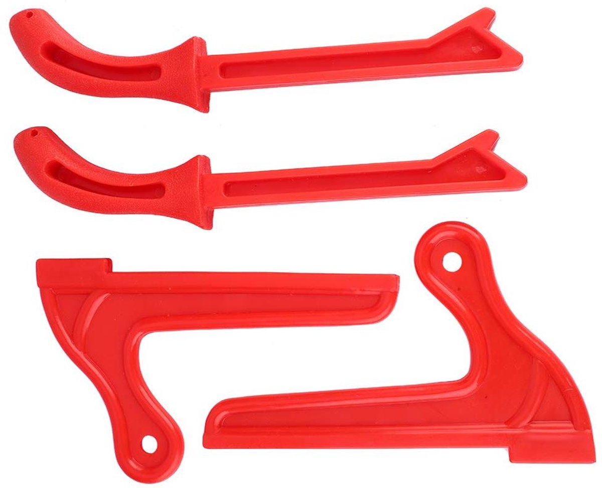 Dailygoods- Push Stick Veiligheid - Houtbewerking Tool - Ergonomisch Handvat - Duurzaam Materiaal - 4 Stuks - Beschermende Handzaag - Houtbewerkingshulpmiddel