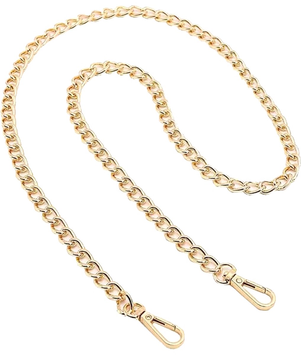 Bag Strap Chain - Goudkleurig | 120 cm | Tashengsel / Schouderriem | Ketting | Fashion Favorite