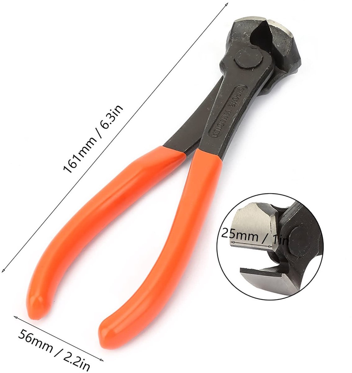 aladdien - End Cutter Pliers - Stevige Kabelknippers voor Houtbewerking - 6 Inch - Voor Metaalbewerking - Professionele Gereedschap - Voor Doe-Het-Z...