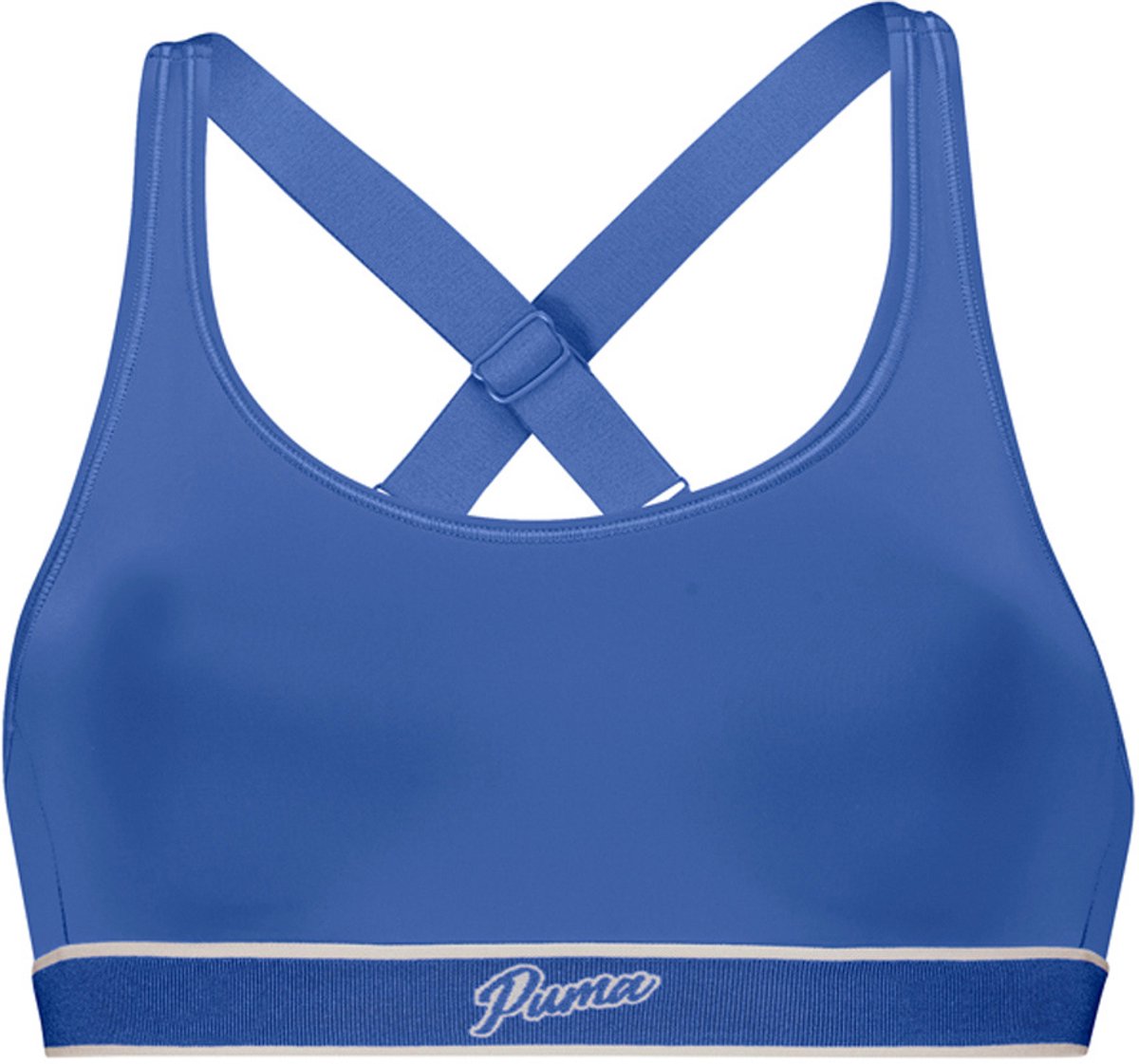 Puma Sporty Padded Bikinitop M Vrouw Blauw