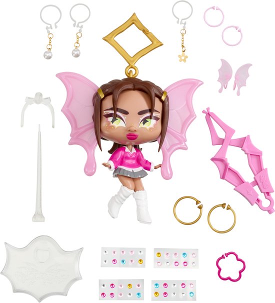 Goliath Fiercelings Coco Royale Keychain - Modepop - Met accessoires — afbeelding 3