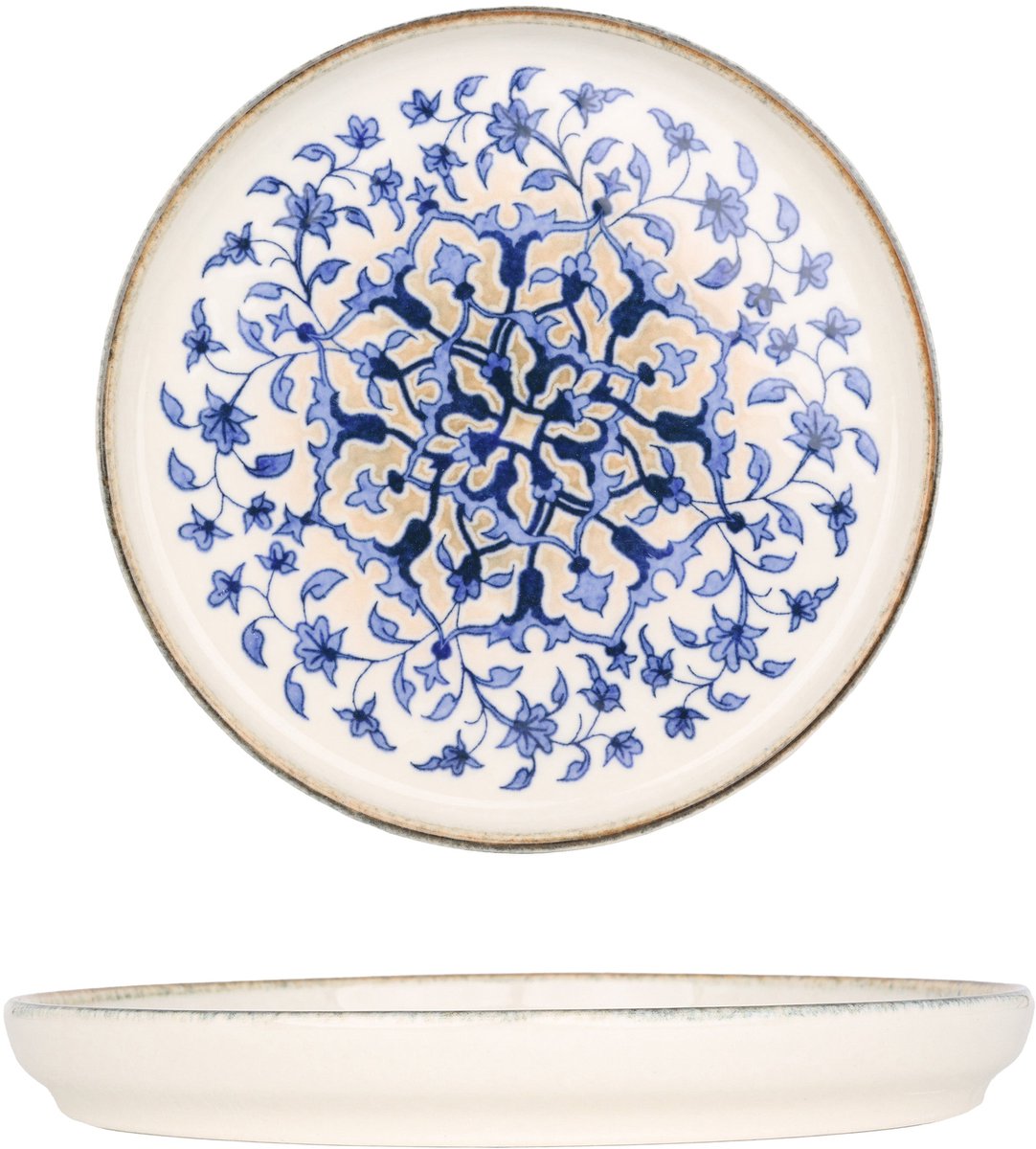Kütahya Porselen Dessertbord - Tile Legacy - Porselein - 19 cm - set van 6