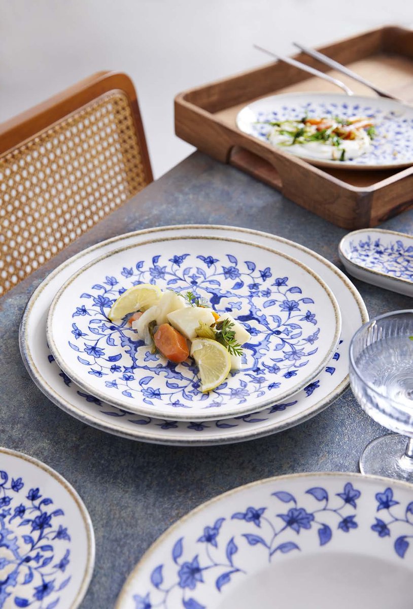Kütahya Porselen Pastabord - Tile Legacy - Porselein - 27 cm (450cc) - set van 2