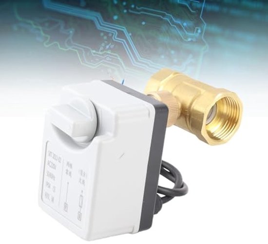 Allecto - Motorized Ball Valve - Elektrische Kogelklep - Normaal Open - AC220V - DN25 - Voor water- en vloeistofregeling - Betrouwbare bediening van Merkloos — afbeelding 3