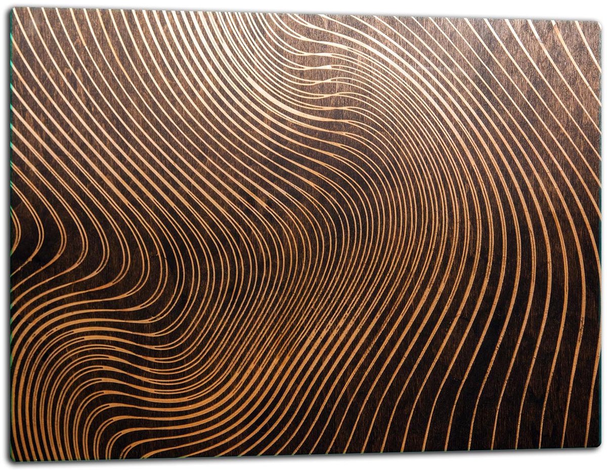 TMK ArtDeko - Snijplank - Glass - 52x40cm - Inductiekookplaat Bescherming