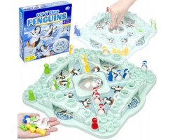 Familie pinguin ijs bordspel - Pinguïn Race spel - Pop en Drop - Ijsberg - Speelgoed