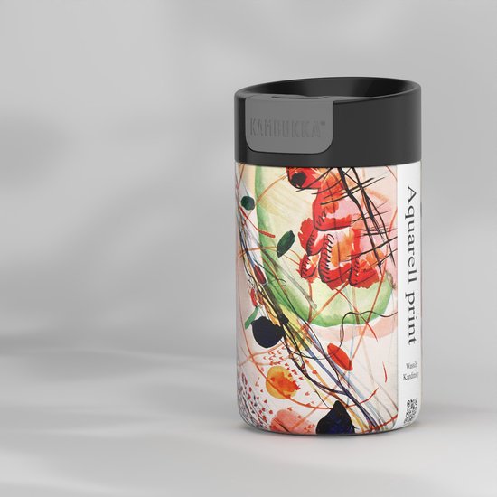 Kambukka Olympus Thermosbeker 300 ml - Kandinsky aquarelprint — afbeelding 2