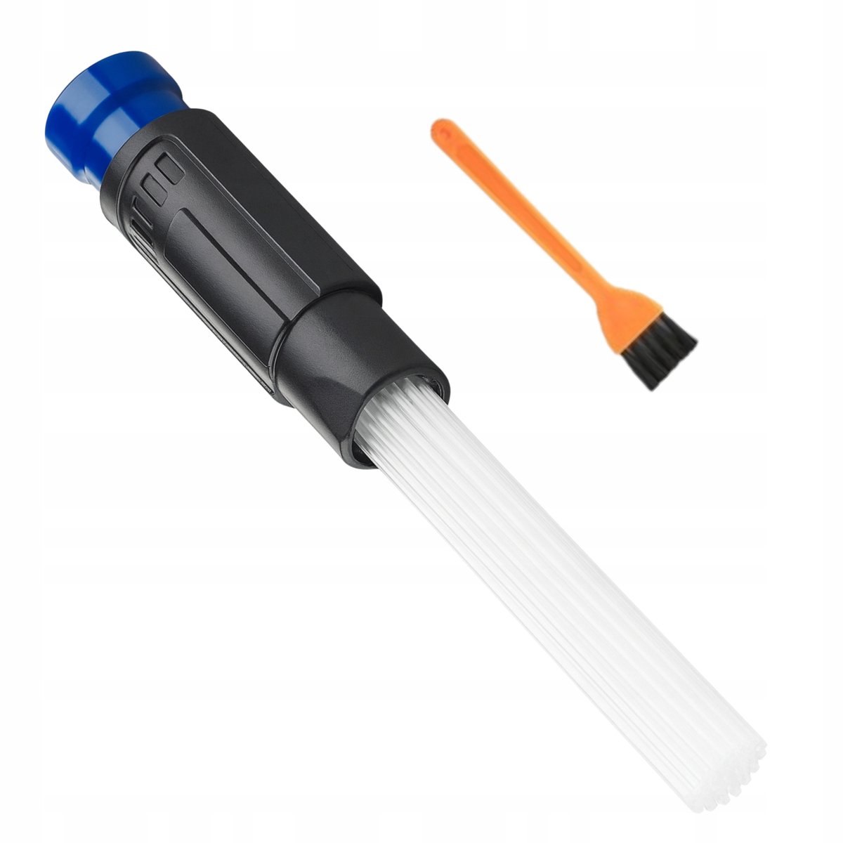 Karcher Dust Daddy - Universele Spleetzuigmond - 32/35mm - Zwart/Blauw/Transparant - Adapter Inclusief