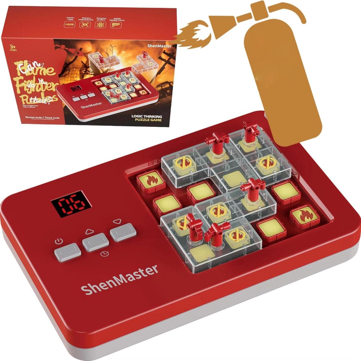 Breinbreker - Electronische puzzel brandweerman - educatief spel firefighter - SmartGames