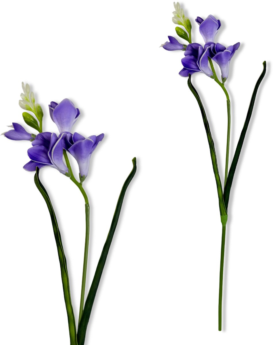 Inspiruj - Frezja piankowa - Gałązka - Fiolet - 59 cm