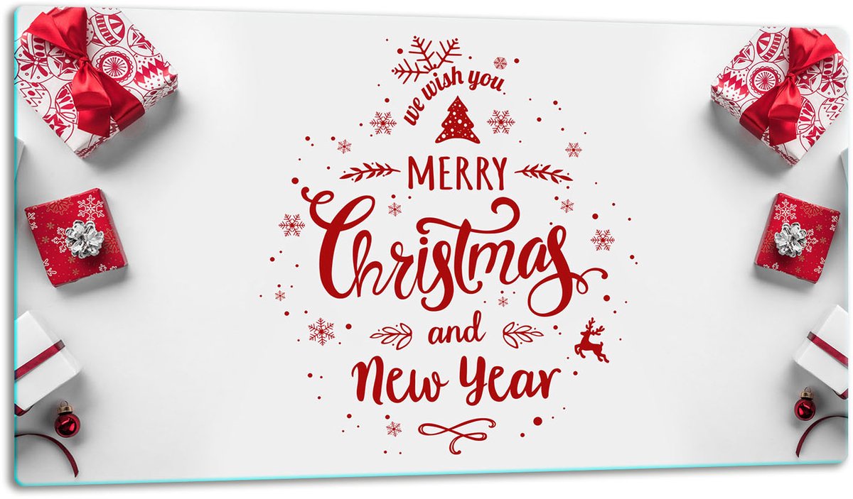 TMK ArtDeko - Snijplank - 52x30cm - Kerstmotief - Inductie en Meer