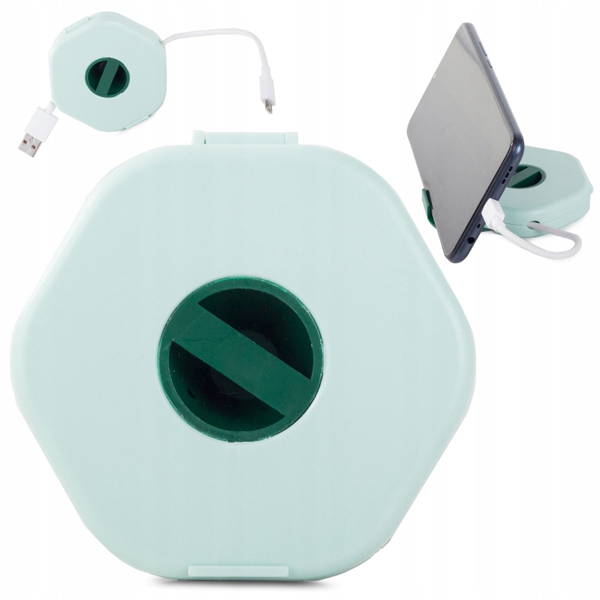 Pingyang Rongrong Handicraft - USB Kabel Organizer - Obrotowy - Stojak na Telefon