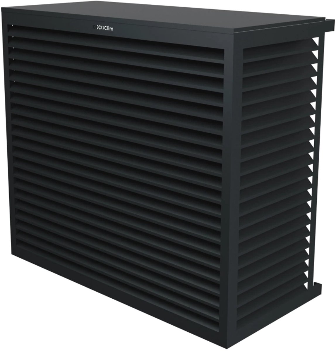 DECOCLIM - Airco omkasting cover buitenunit (H95 x W110 x D55-70 cm) - ombouw - Aluminium - Antraciet (RAL7016) - Large