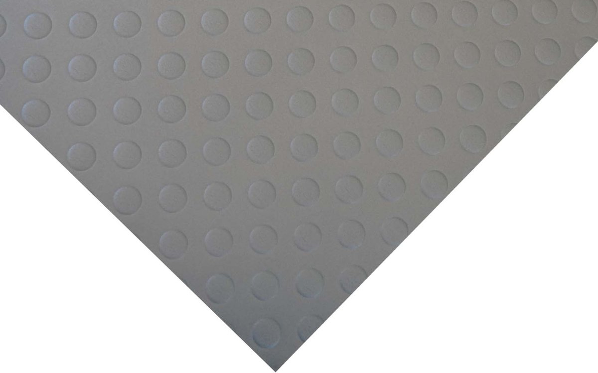 JekaShop Workstation WS-2 antivermoeidheidsmat voor volledige shifts tot 8 uur - Grijs - 200 cm x 122 cm x 13 mm- Anti-slip - Veerkrachtig schuim - 13 mm - Voor binnen