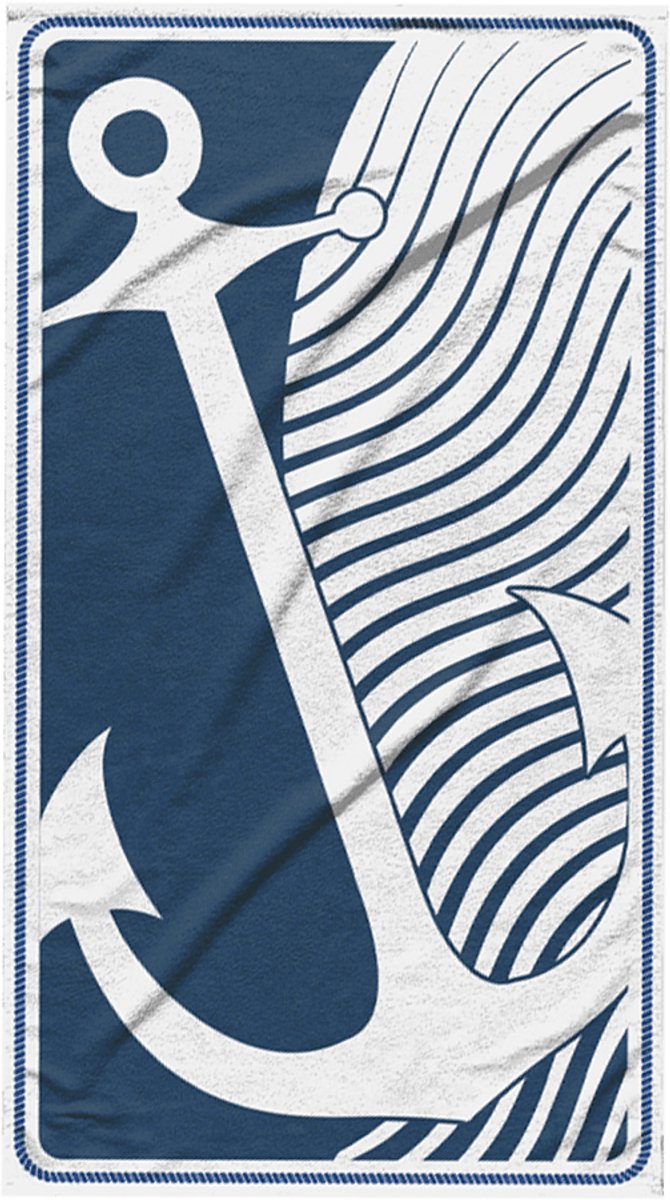 Strandlaken Anchor 100x180 cm
