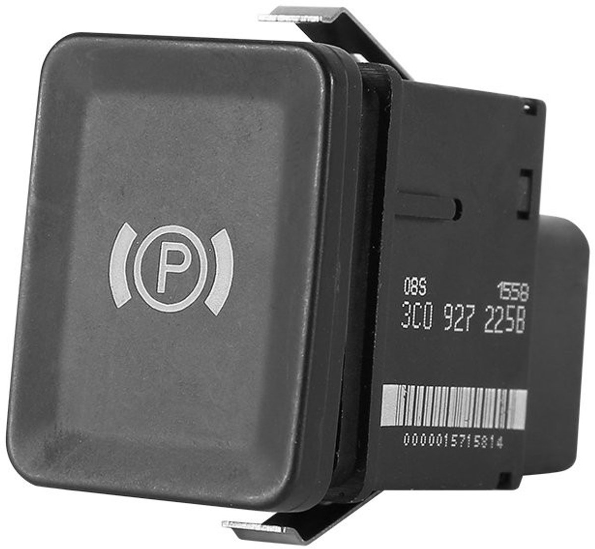 ONF3 - Elektronische Parking Handrem - Rem Knop - ABS Zwart - Voor R36 - 2005-2011 - 3C0927225C