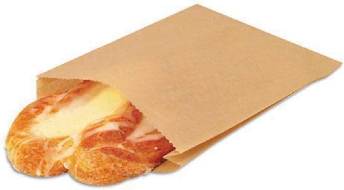 Sandwichzakken - Vetbestendige zakjes - Voedsel bewaren - Magnetronbestendig - 2000 stuks - Wit