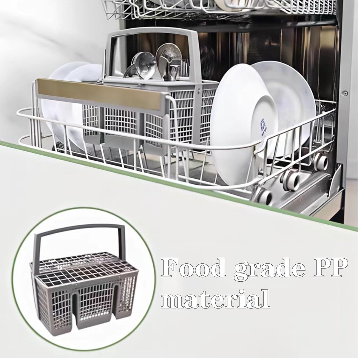 Cutlery Basket - Dishwasher Accessories - Geschirrkorb - 22.5 x 14.5 x 11.5 cm