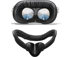 VR Gezichtskussen - Gezichtsinterface Vervanging - Comfortabel VR Gamers - Anti-condens en Lichtblokkering - Meta Quest 2 - Zwart