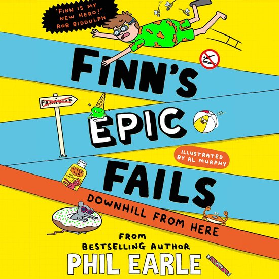 Finn's Epic Fails- Downhill from Here - cover