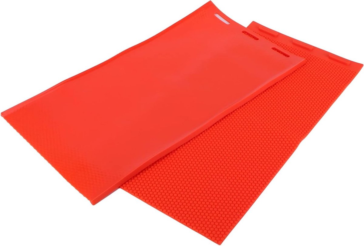 Set van 2 Bijenwas Vellen voor DIY Bijenwas Mal en Rubber Kam - Beekeeping Accessoires en Gereedschap voor Imkers