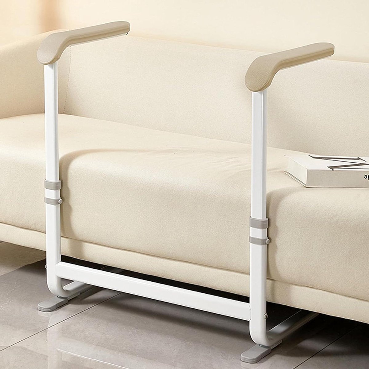 Stoel Standhulp - Hulp bij Opstaan - Veilig Zelfstandig - Verstelbare Hoogte - 62 cm Basisbreedte - Zwart