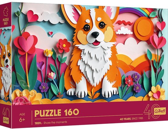Trefl puzzel 160 stukjes - 40th anniversary puzzel - Little dog - FSC Mix.