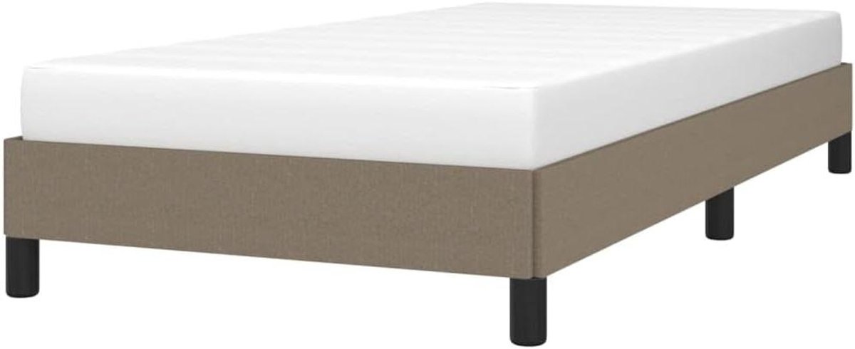 Bedframe - Bedbodem - Slapen - Stevige Steun - 80x200 cm - Taupe