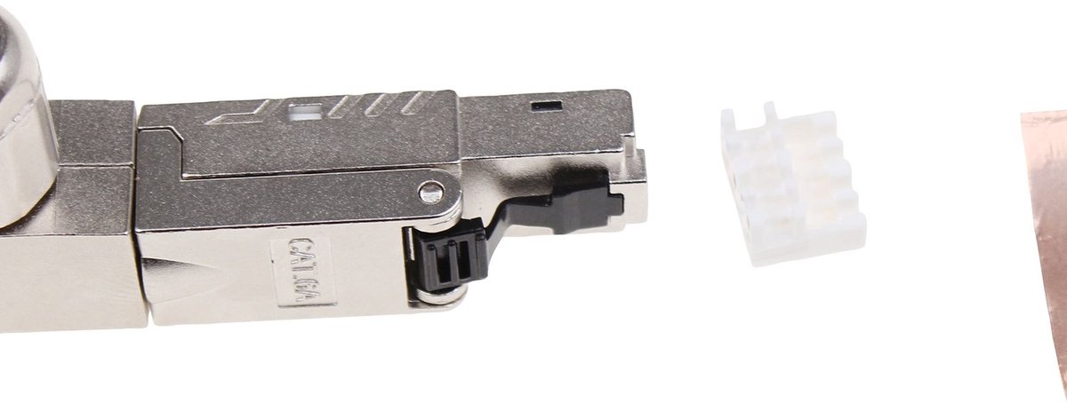 NETTRIXX - CAT6A STP RJ45 connector Toolless Angled - 400007