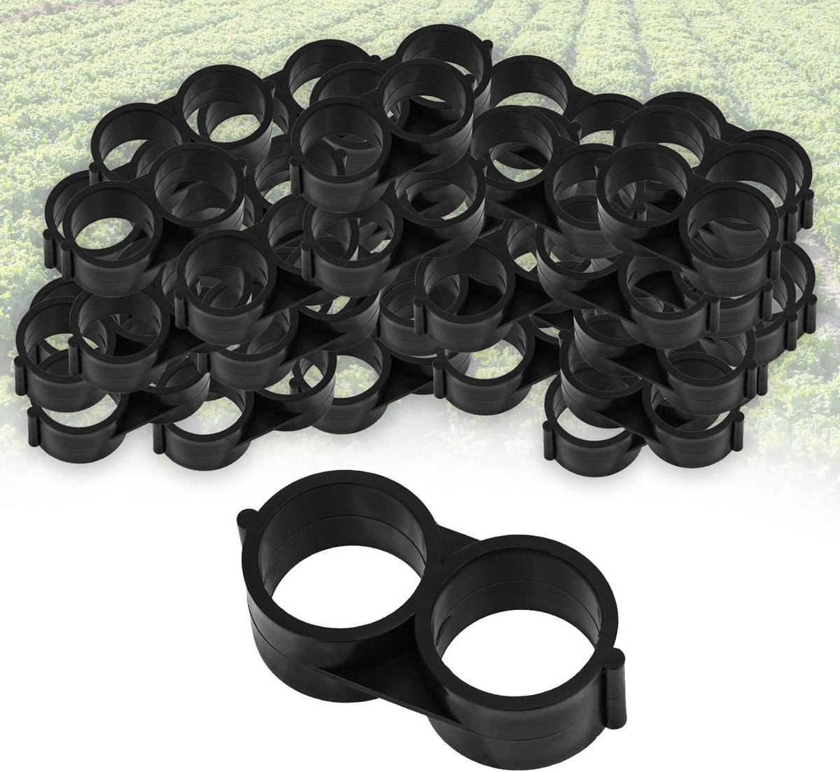 40 Stuks Drip Irrigatie Aansluitingen en Pluggen voor Tuin, Gazon en Patio - 1/2" Slang en 17mm ID Accessoires