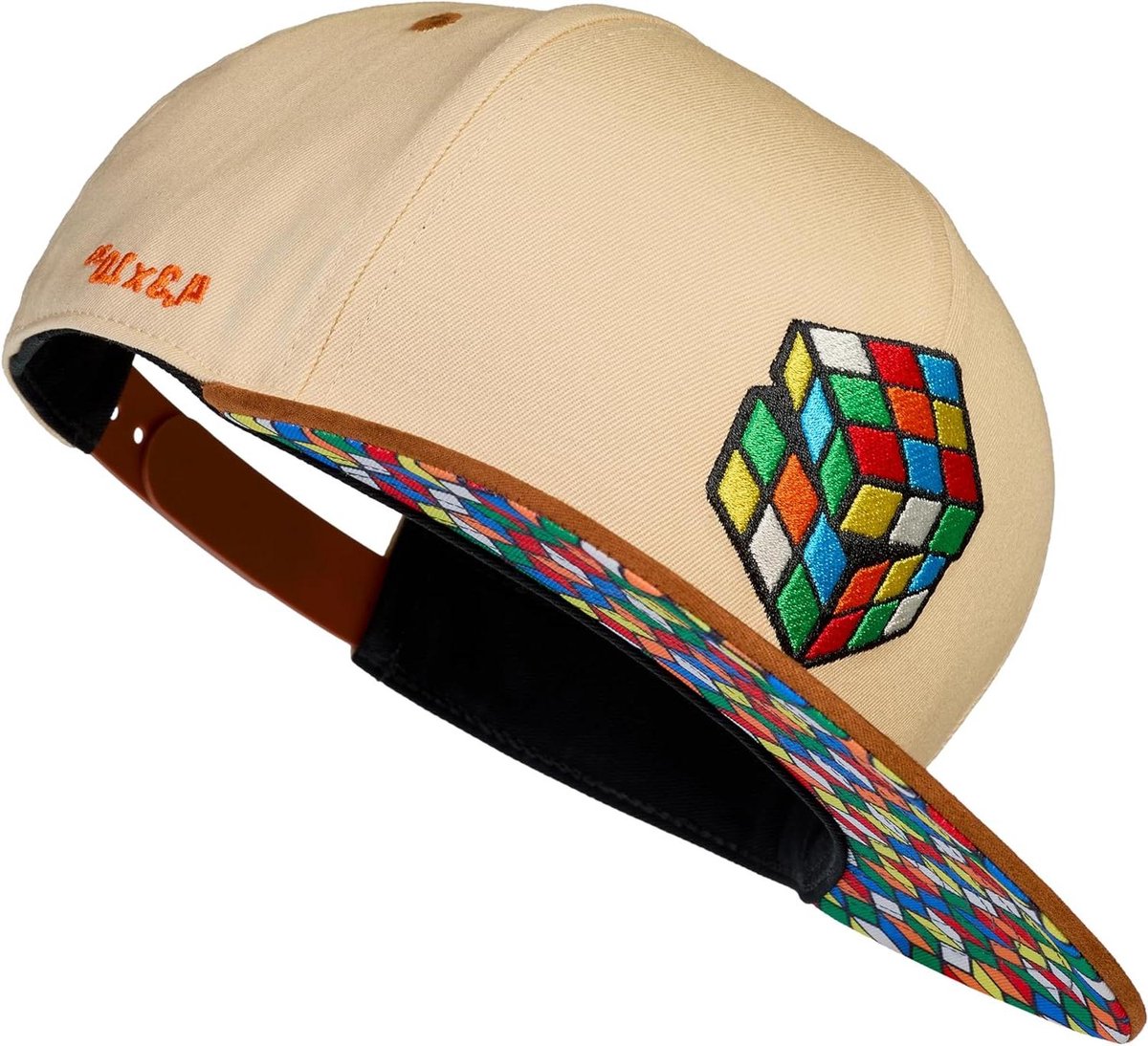 Snapback Pet - Basecap Pet - Bescherming tegen zon - Rechte klep - One Size - Beige