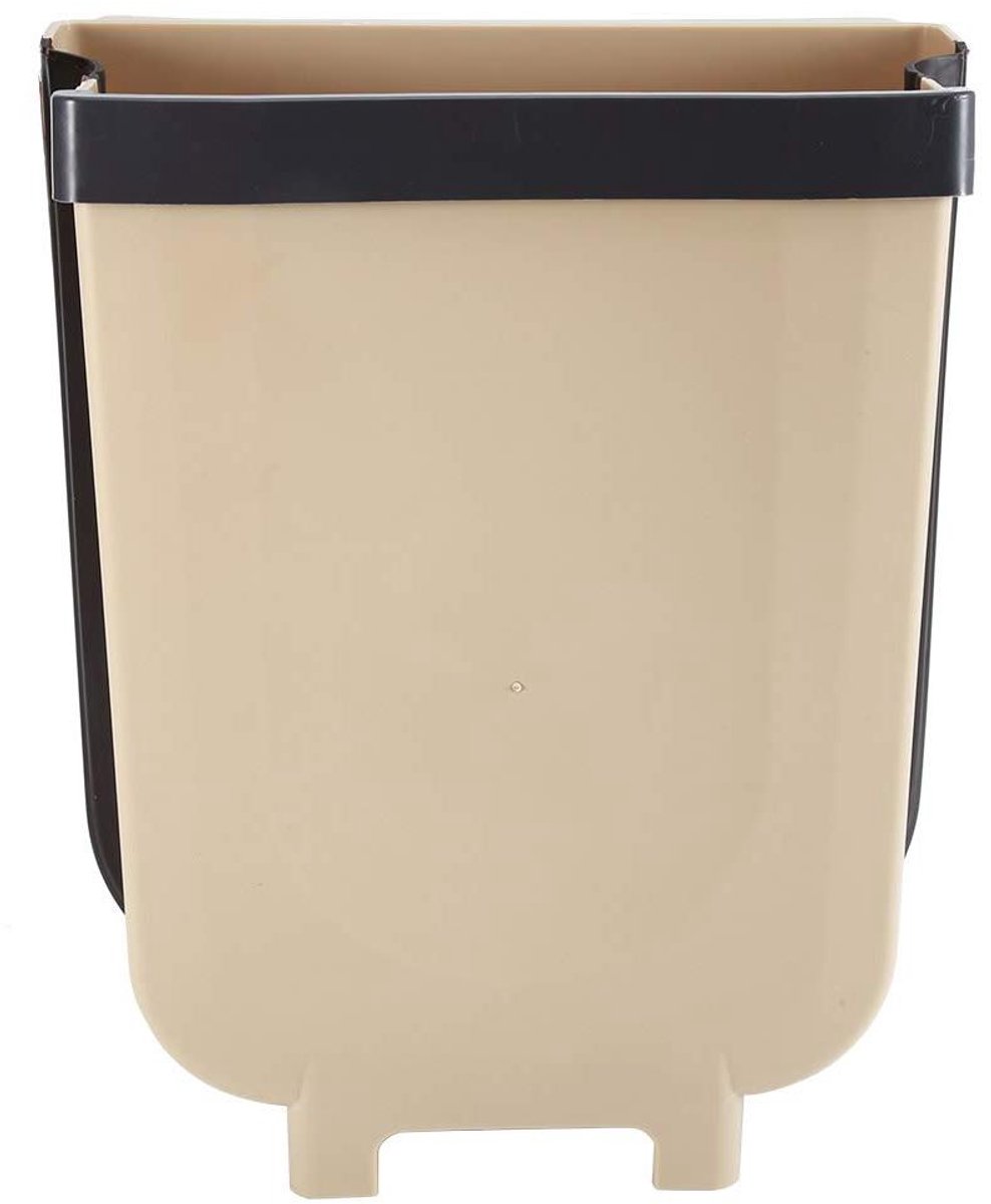 Hangende Prullenbak - Opvouwbare Afvalbak - Ruimte Besparen - Inklapbaar Ontwerp - 9 Liter - Wit