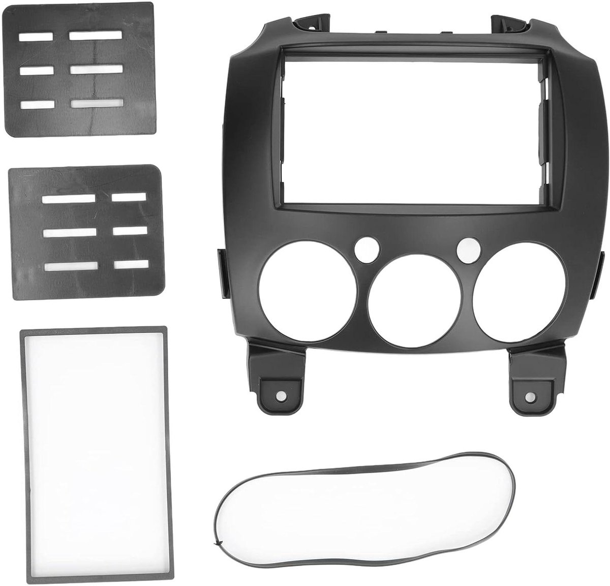 Autoradio Paneel - Radio Fascia Dash - Dashboard Installatie - Specifiek Model Pasvorm - 2007-2014 - Zwart