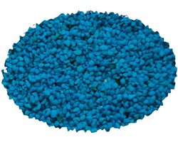 Keramisch grind - Aquarium bodembedekking - Aquarium decoratie - Kleurvast materiaal - 2-3 mm - Lichtblauw