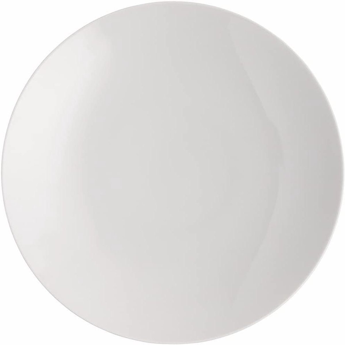 Allround Bord - Dinerbord Wit - Tafel Dekken - Geometrisch Design - 28 cm - Wit