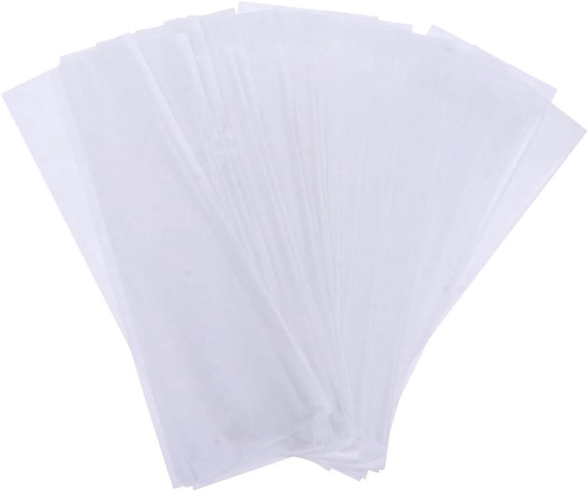 Haarkleurpapier - Scheidingsbladen Folie - Haarverf Aanbrengen - Perforatie Ontwerp - 30 cm - Wit