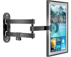Wandhouder Echo Show - Frame Houder - Apparaten Ophangen - Draaien en Kantelen - 15-21 Inch - Zwart