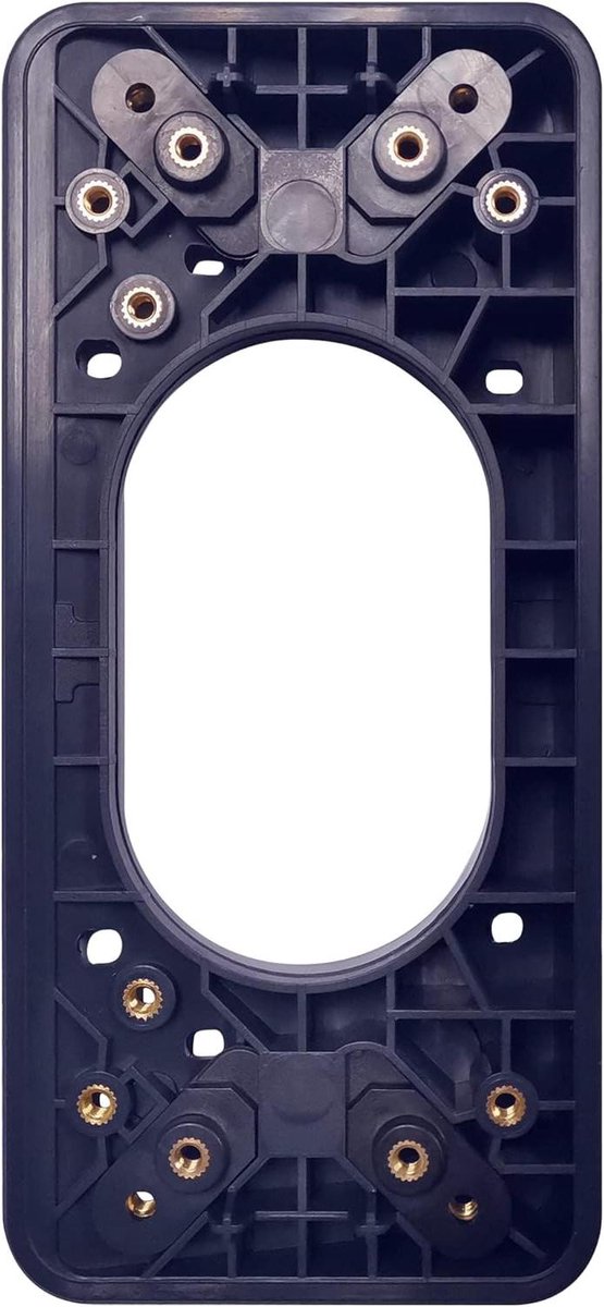 Hoekadapter - Signaaltoren houder - Montage Wand - 15 Graden Hoek - 15.6 x 8 x 3.5 cm - Grijs