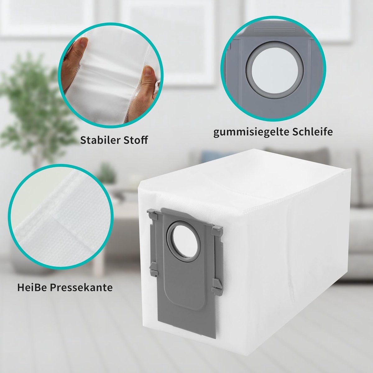 Stofzuigerzakken - Zakken Robotstofzuiger - Stofzuigen Thuis - Specifiek Model - 1 Stuks - Grijs