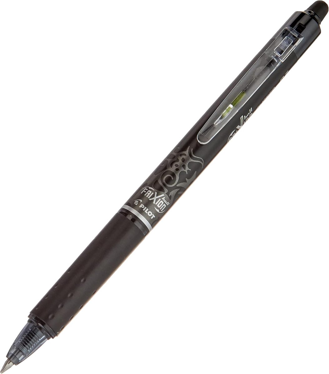 Uitwisbare Rollerball Pen - Rollerpen Gummetje - Fouten Corrigeren - Thermo-gevoelige Inkt - 0.7 mm Tip - Rood