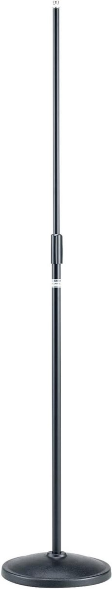 Microfoonstandaard Recht - Microfoonhouder Podium - Muziek Optredens - Robuuste Metalen Spanmof - 895 - 1510 mm - Zwart