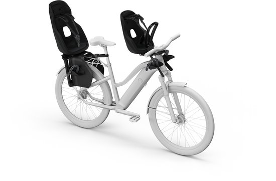 Thule Yepp Nexxt 2 Maxi - fietsstoeltje - achterzitje - Bagagedrager montage - Black van Thule — afbeelding 4