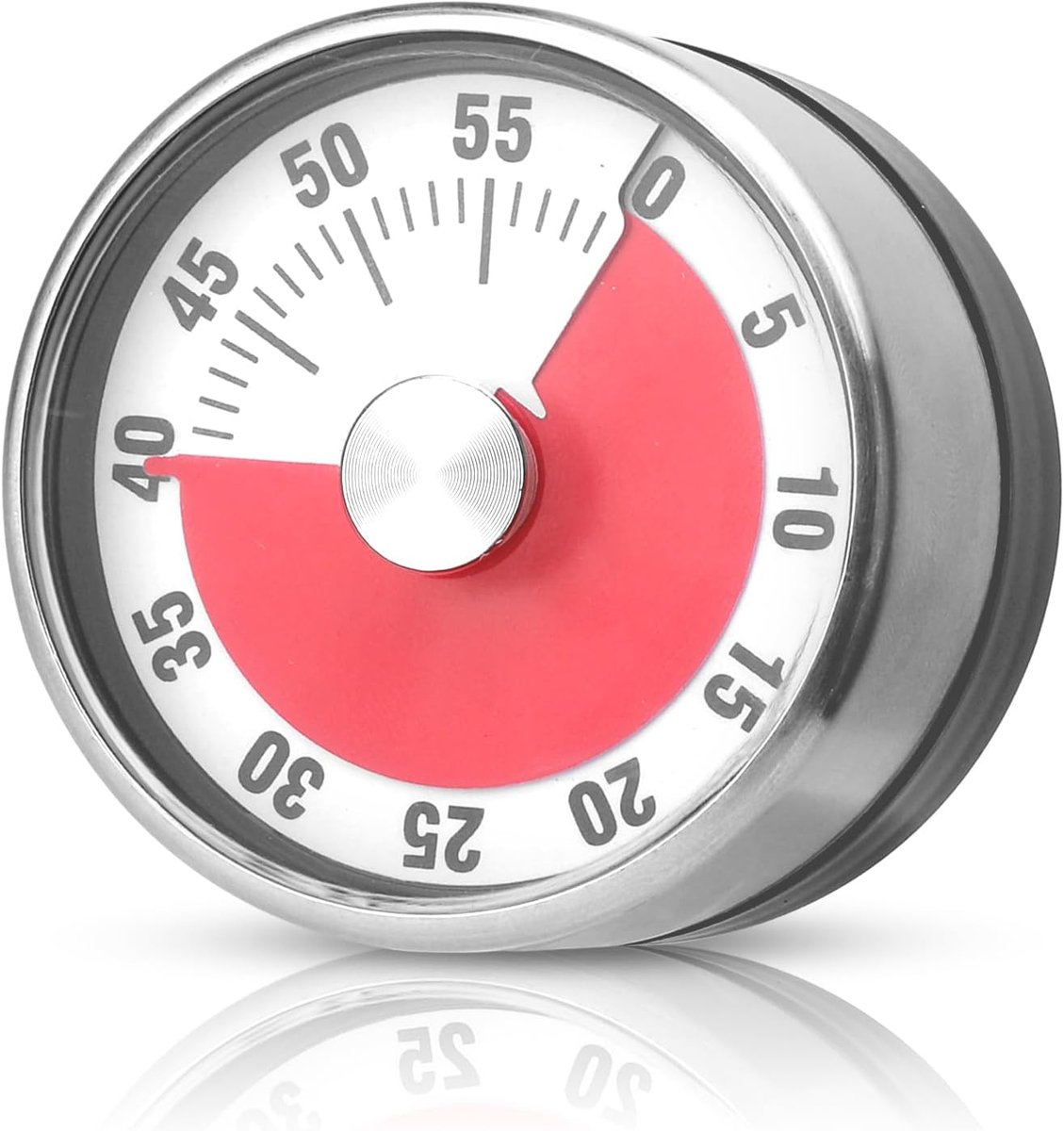Visuele Timer - Mechanische Eieren Alarmklok - 60 Minuten Afteltimer - Mechanische Keuken Timer met Magnetische Basis - Visuele Timer voor Kinderen - Voor Klaslokaal, Kantoor, Keuken, Bureau - Timer voor Kinderen