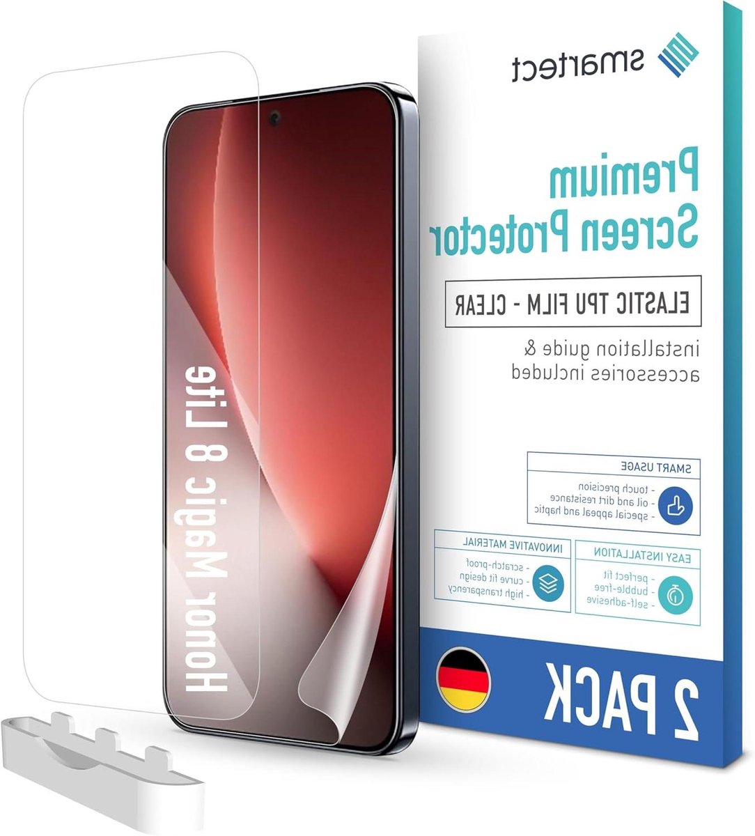 Screen Protector - Beschermfolie Display - Scherm Beschermen - Bubbelvrije Installatie - 2 Stuks - Transparant