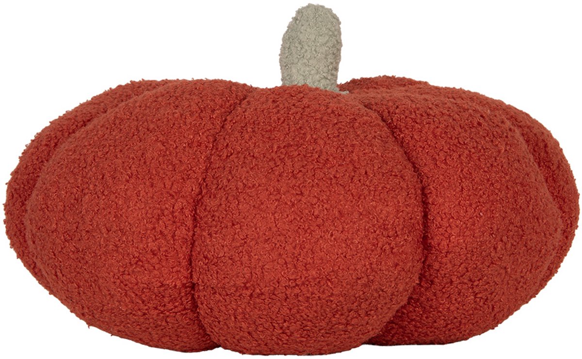 Decoratie Pompoen Ø 20x14 cm Rood Polyester Herfst decoratie
