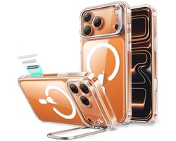 ESR Hoesje Geschikt voor Apple iPhone 17 Pro Max - Classic Hybrid HaloLock - Compatibel met MagSafe & Qi2 - Back Cover met Standaard - Camera Kickstand - Cameraregelaar Control Knop - Transparant