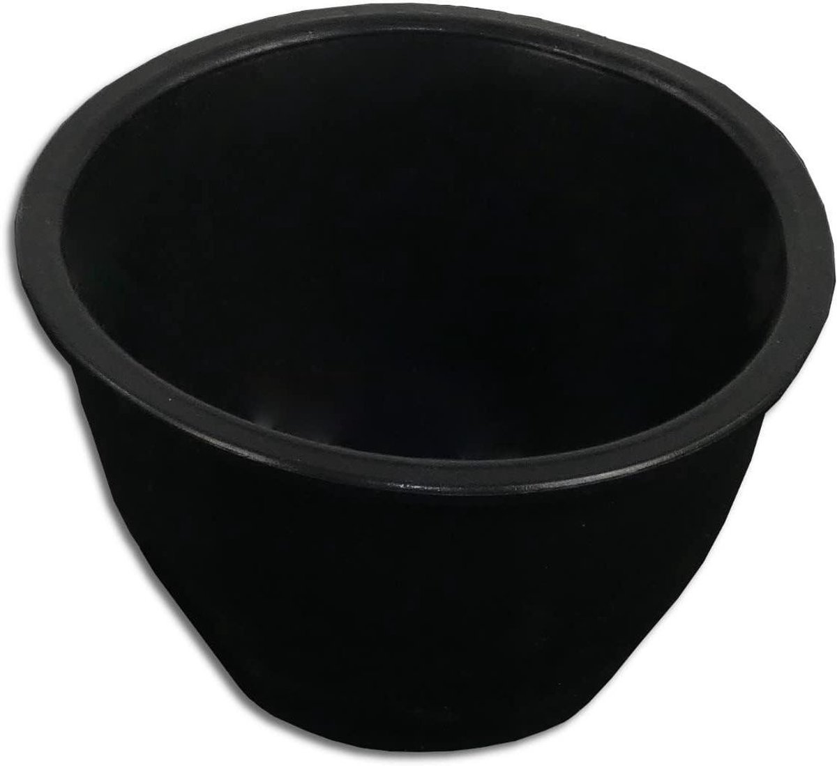 Gipsbeker - Mengbeker Rubber - Mengen van Gips - Conische Vorm - 05 liter - Zwart